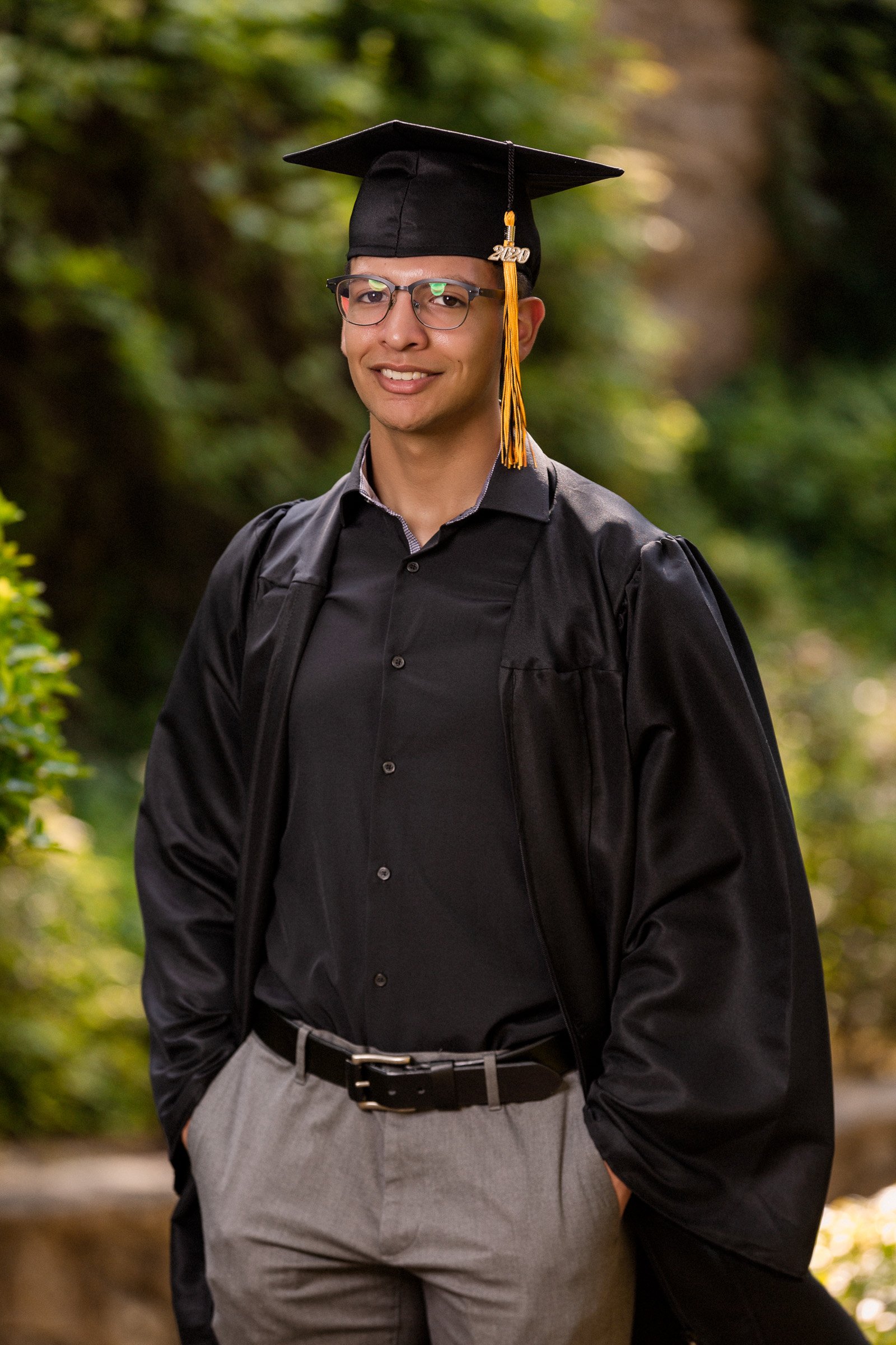 Senior lifestyle portrait with modern, clean composition.