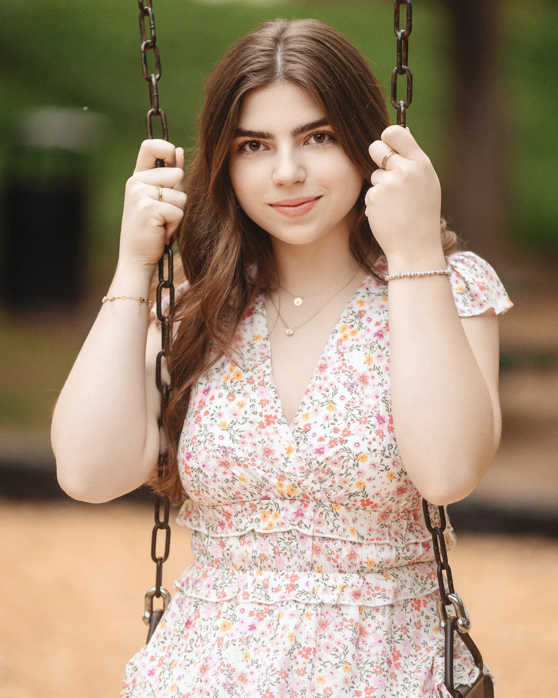 Dressy outfit example for senior portrait photography session in Dallas Texas professional senior portraits