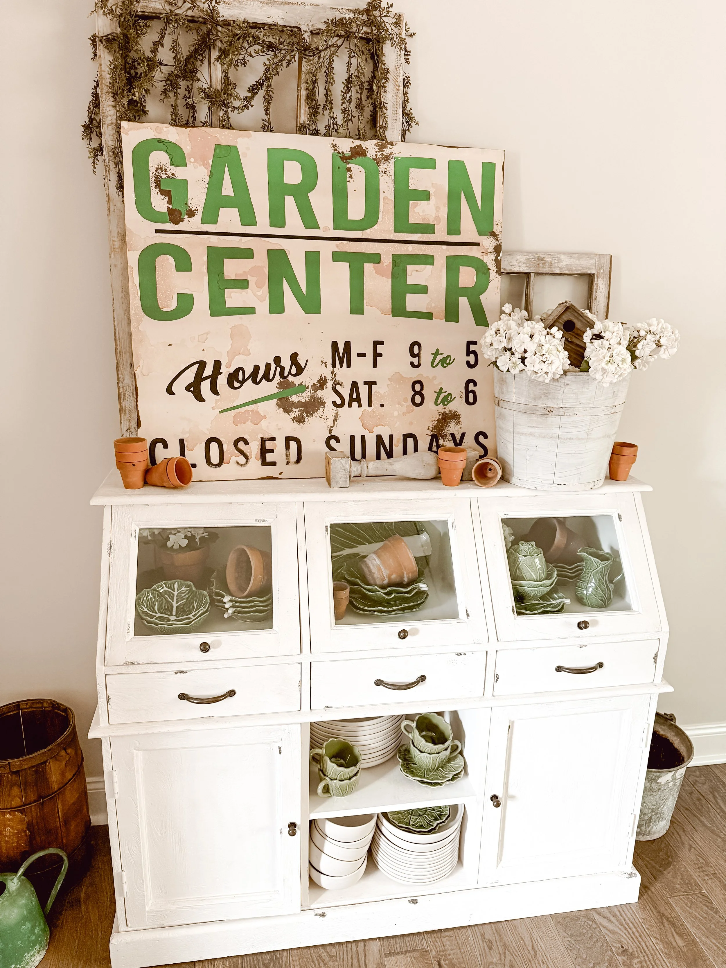 From the Garden to the Table — Decorating with Terracotta &amp; Vintage Garden Finds