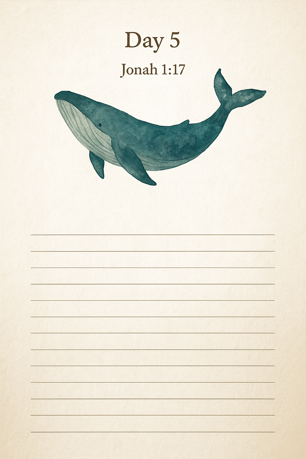 🐋 Day 5: Swallowed by Mercy