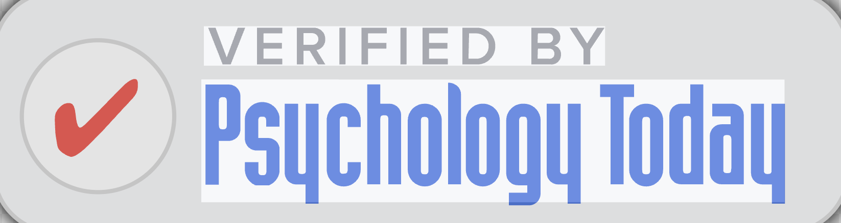 Verified by Psychology Today logo with a red check mark inside a circle.