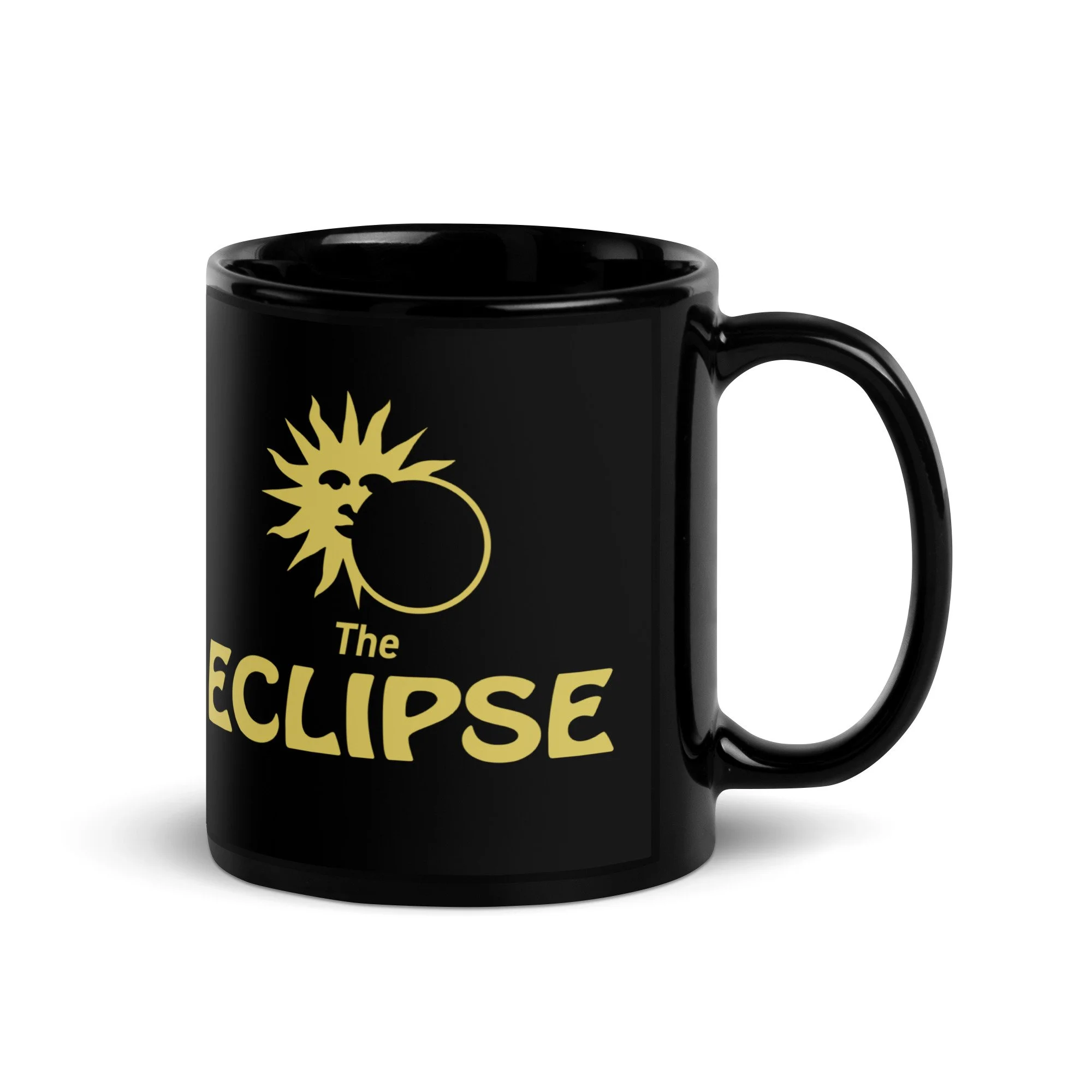 Eclipse Black Glossy Mug