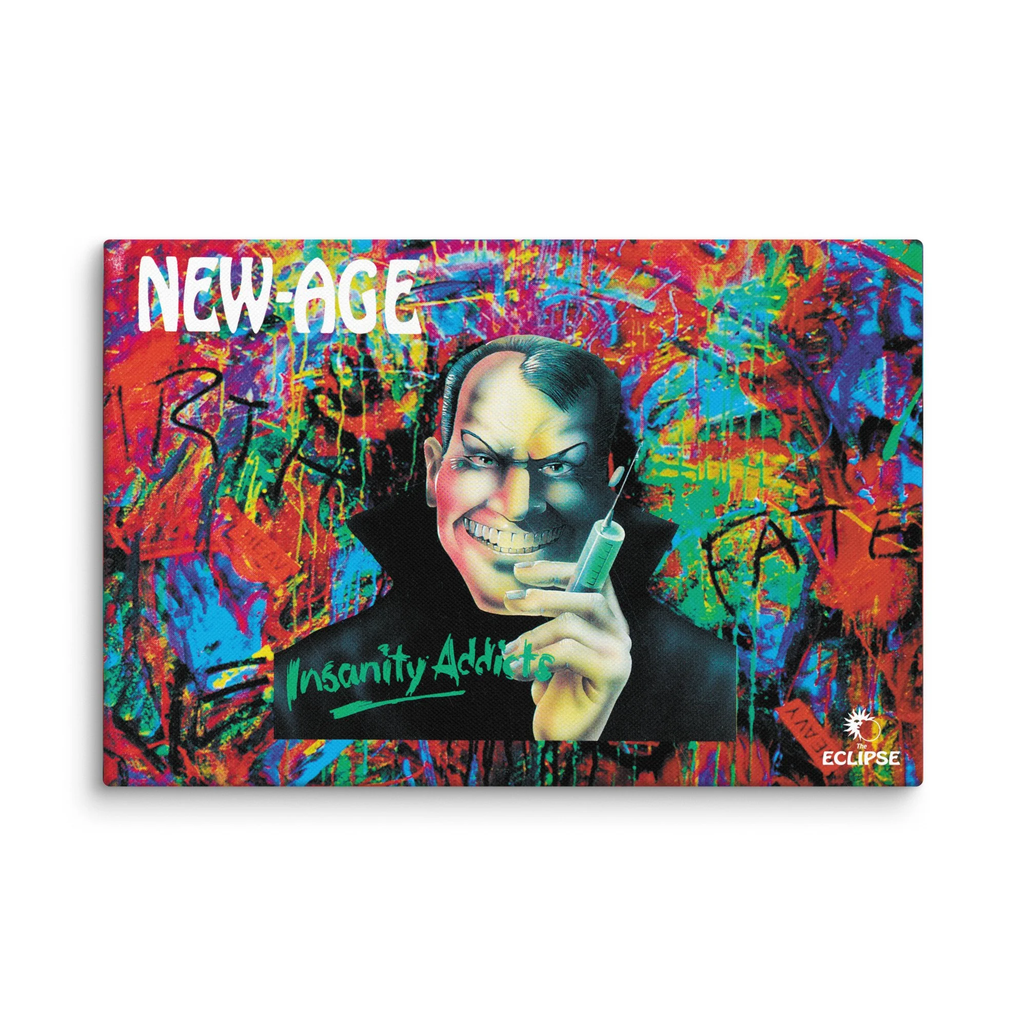 New age – Insanity Addict (12"x18" canvas print)
