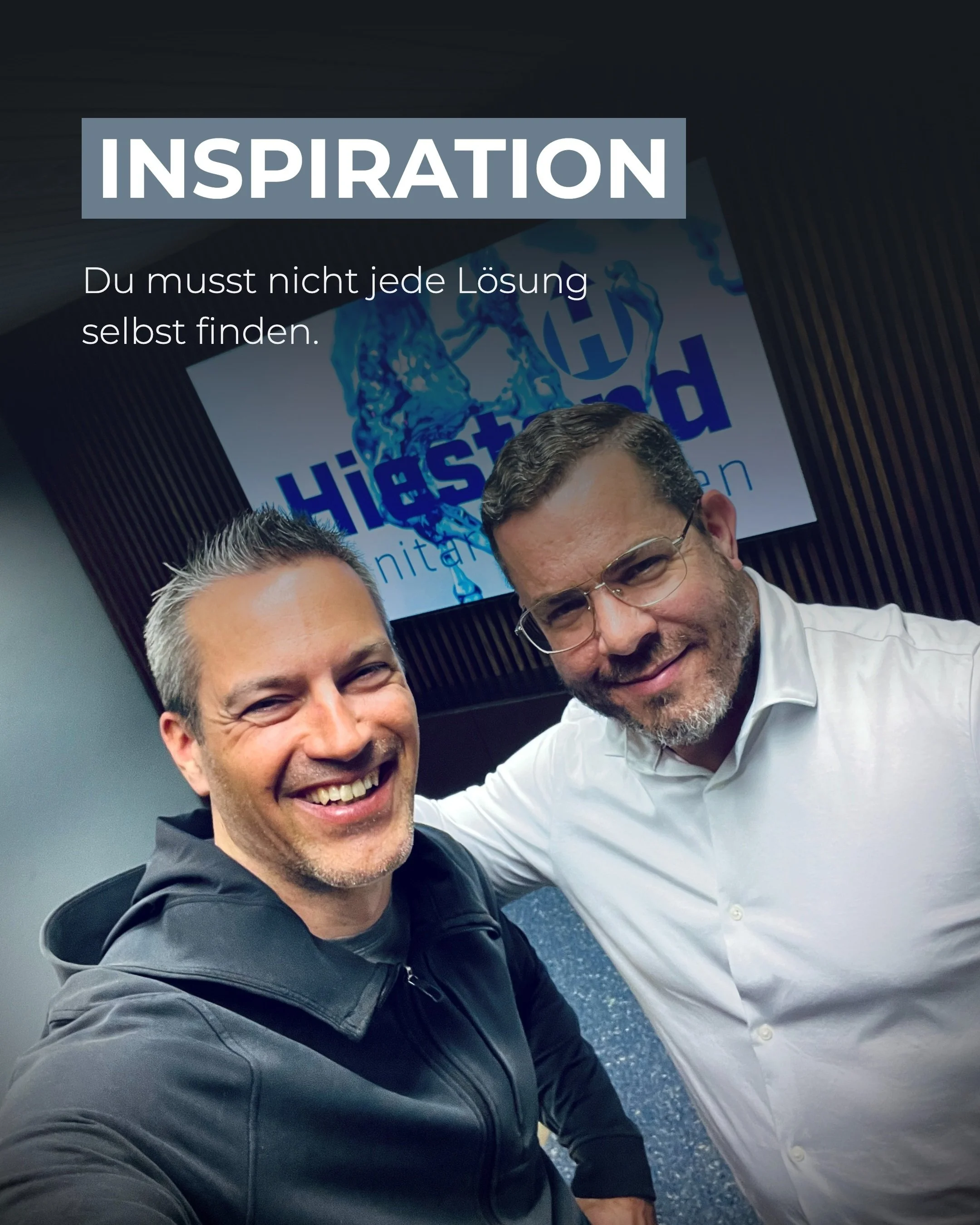 INSPIRATION. 💡

Ich bin &uuml;berzeugt: Am Ende z&auml;hlt, was wir tats&auml;chlich umsetzen.

Aber manchmal ist der beste erste Schritt, sich von anderen inspirieren zu lassen.

Denn warum sollten wir jedes Problem selbst l&ouml;sen, wenn jemand a