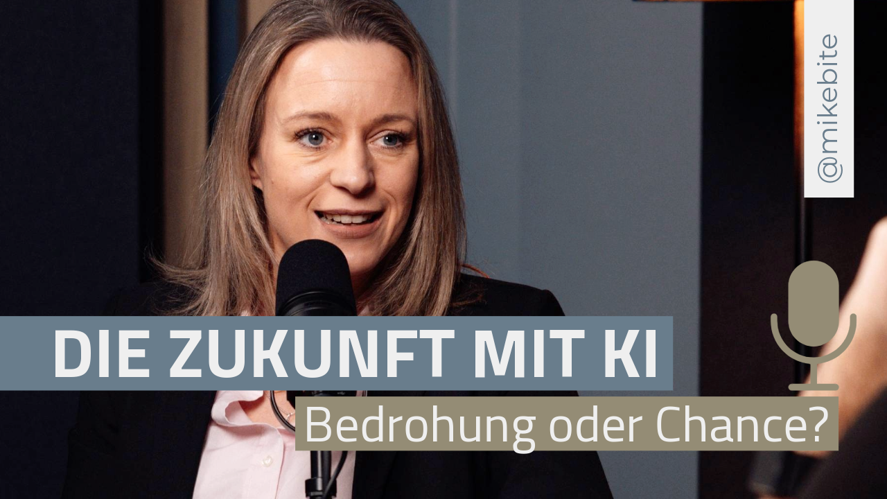 Die Zukunft mit KI - Bedrohung oder Chance. Afke Schouten zu Besuch im Podcast Lifestyle by Business.