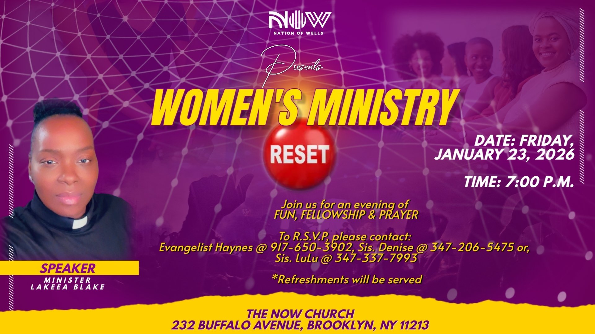Women's Ministry Monthly Meeting