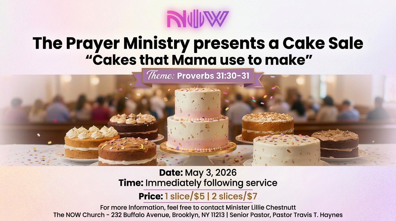 Cakes that Mama use to make" Bake Sale