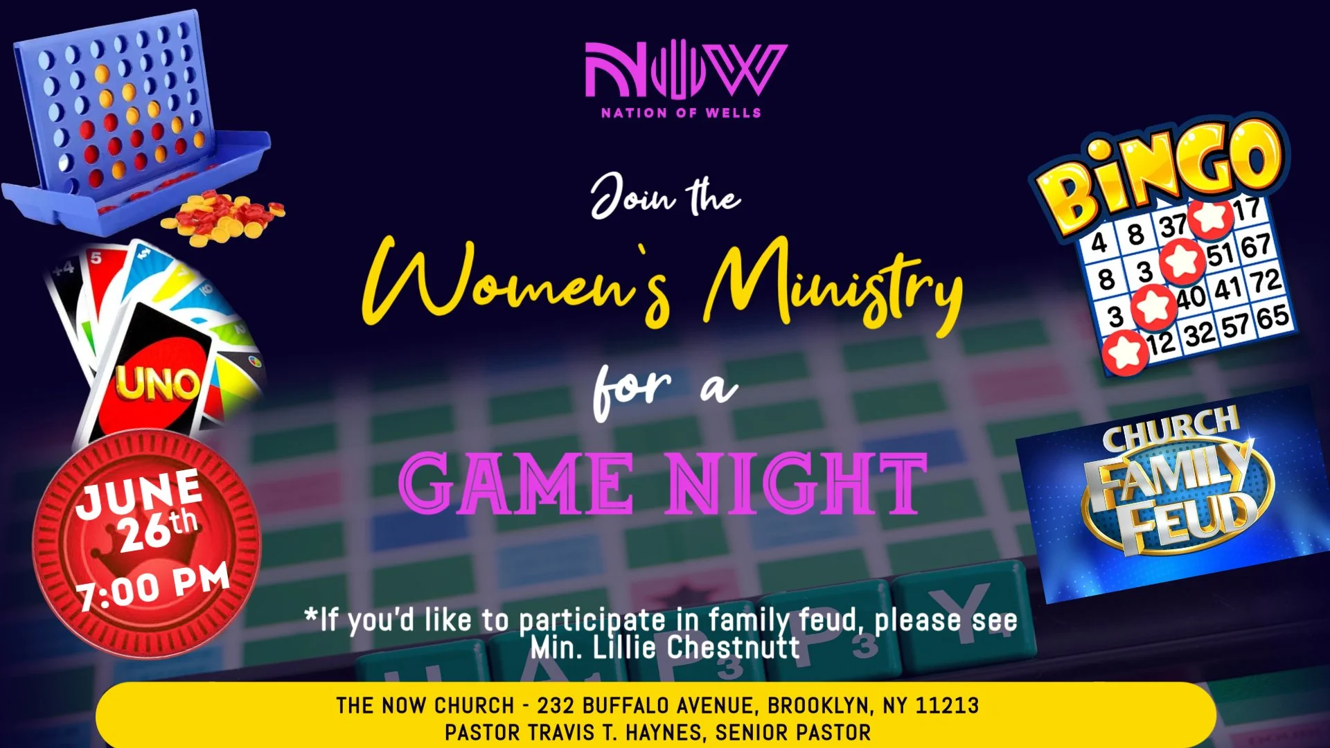 Women's Ministry Game Night