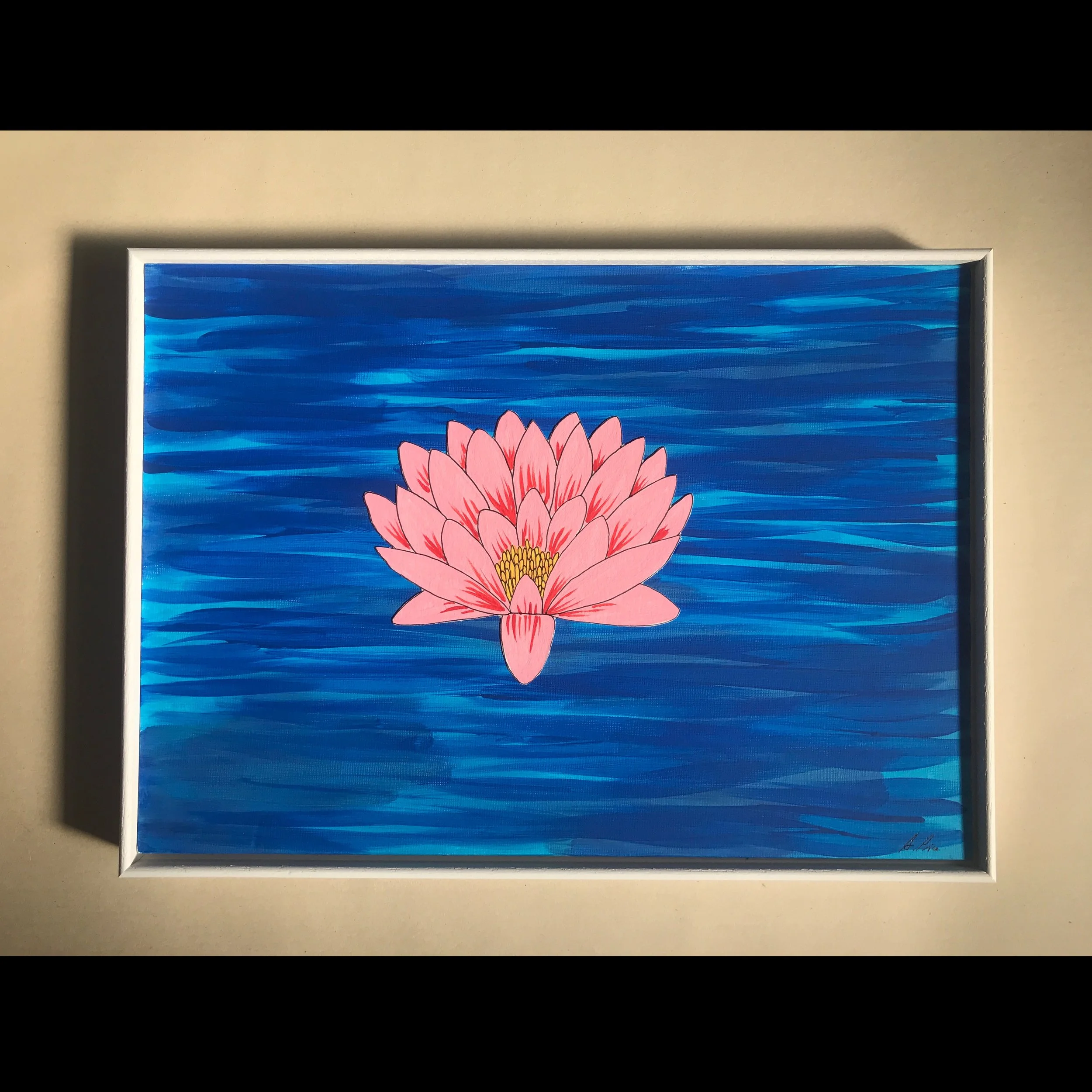 Waterlily framed w square.jpeg