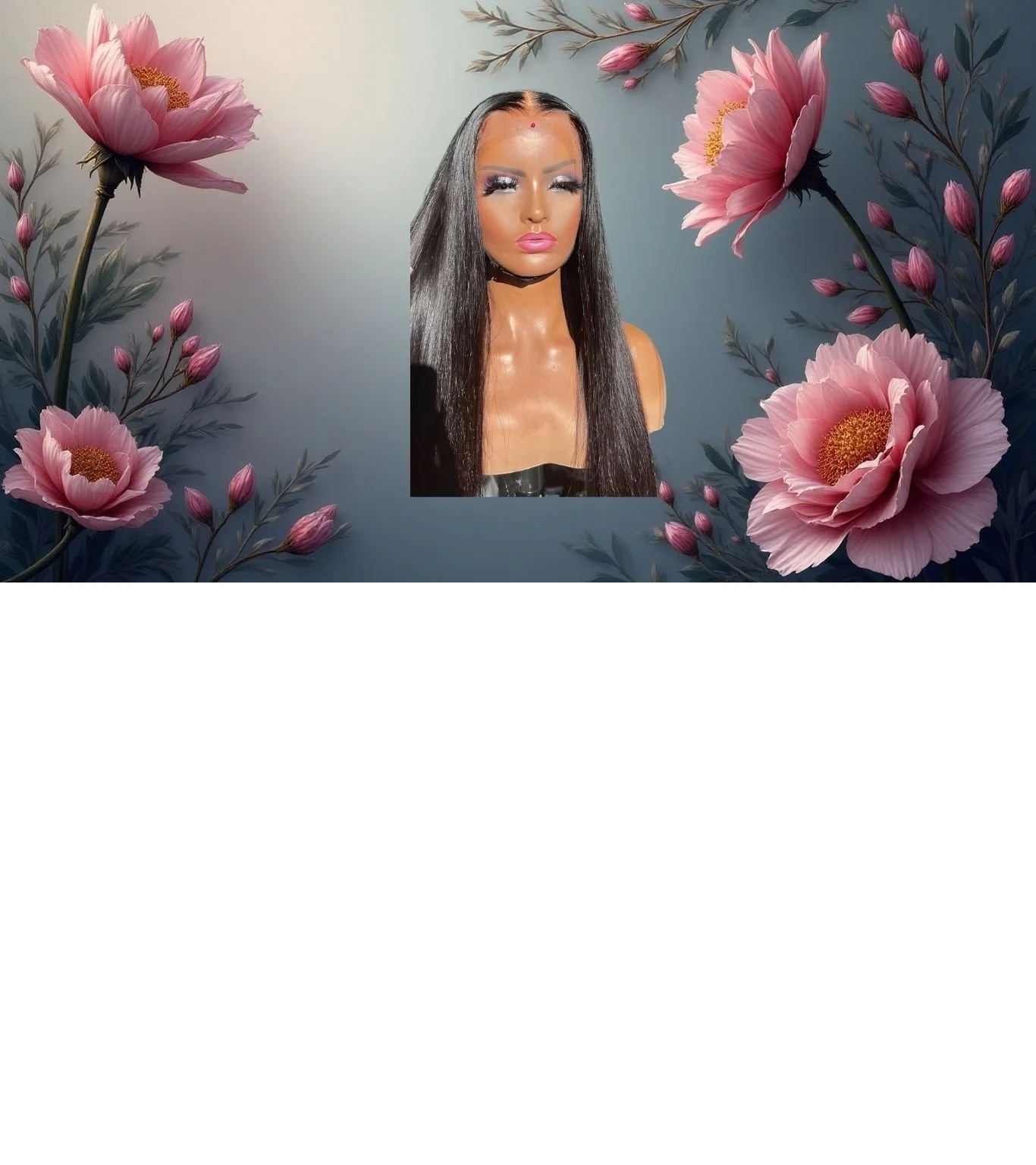 Kinky Straight Mono Lace Front PU Medical