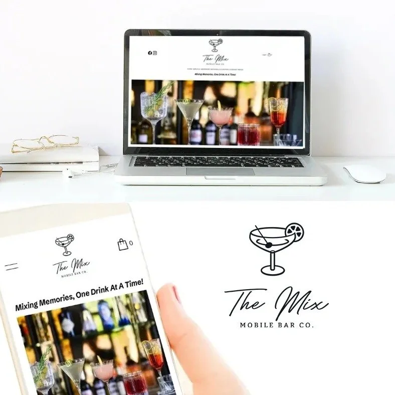 We are so excited about our new website! &quot;Mixing Memories, One Drink At At Time!&quot;

Come see us at www.themixmobilebar.net Branding &amp; Design by Moonshell Marketing

#themixmobilebar