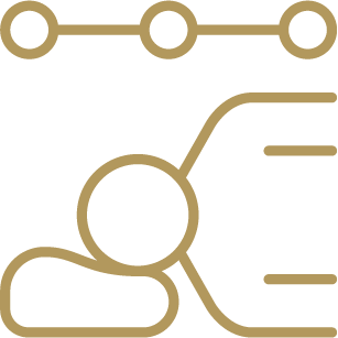 Person lying on their side in bed