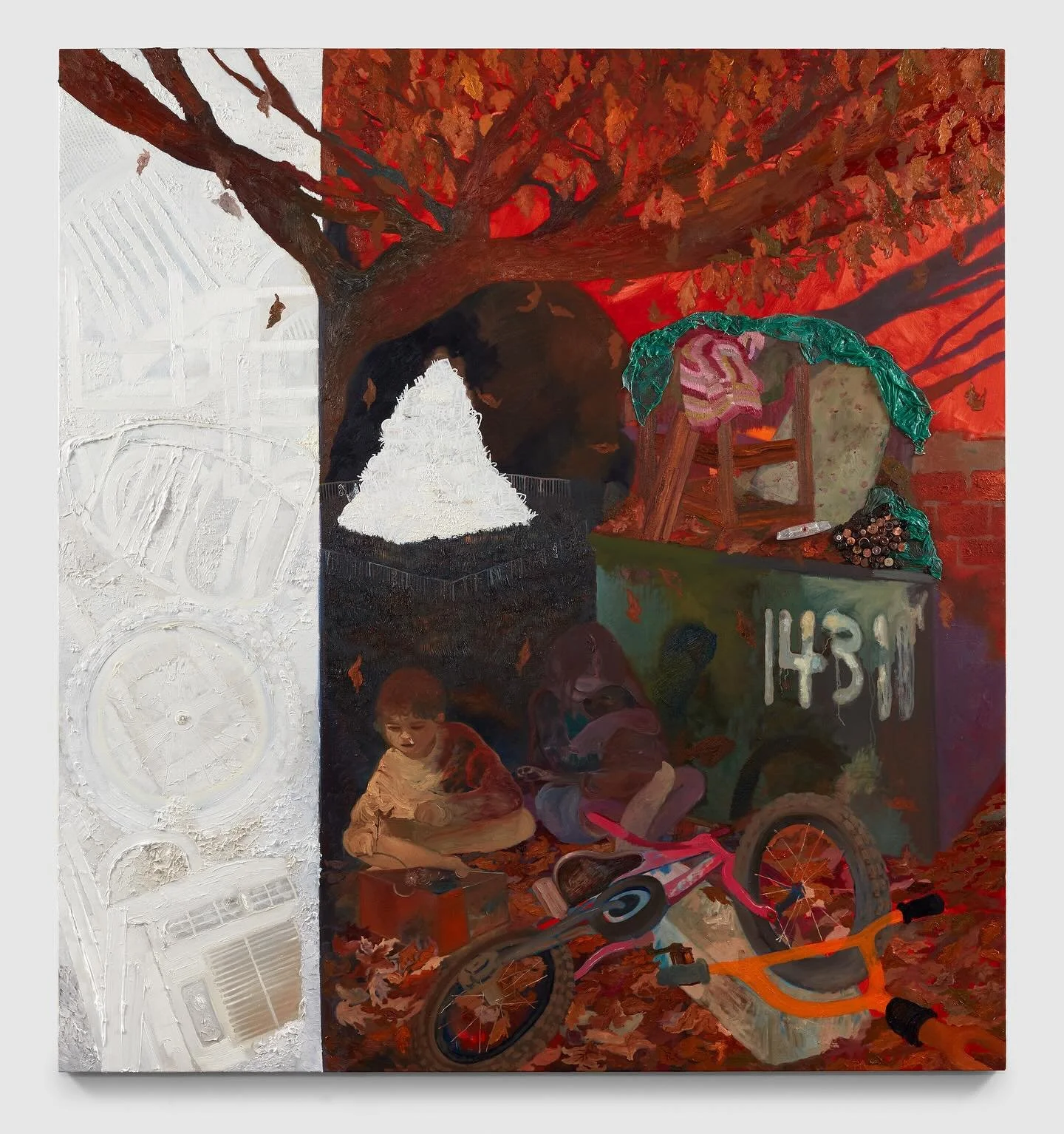 Thank you to London for a warm welcome at the opening of “I Should Have Prayed For Other People”, and to the team at @pippyhouldsworthgallery for all their hard work and support to make this show possible. โกโก
Pictured: “I Deserved