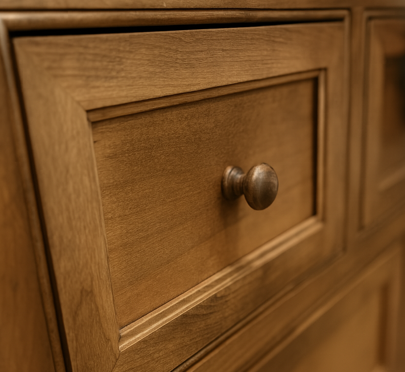 Perfectly Stained Alder Hardware
