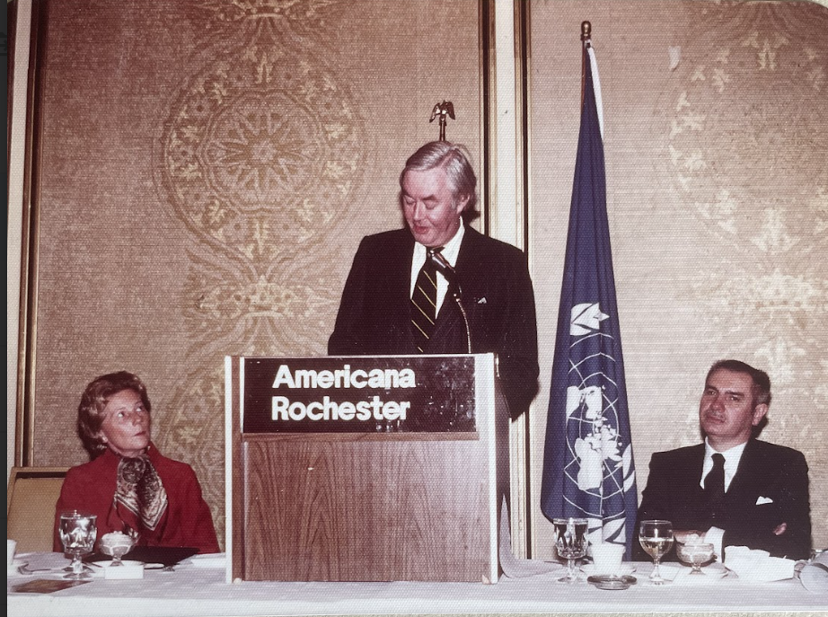 Rozanne Ridgway honored at Wilson Award Ceremony