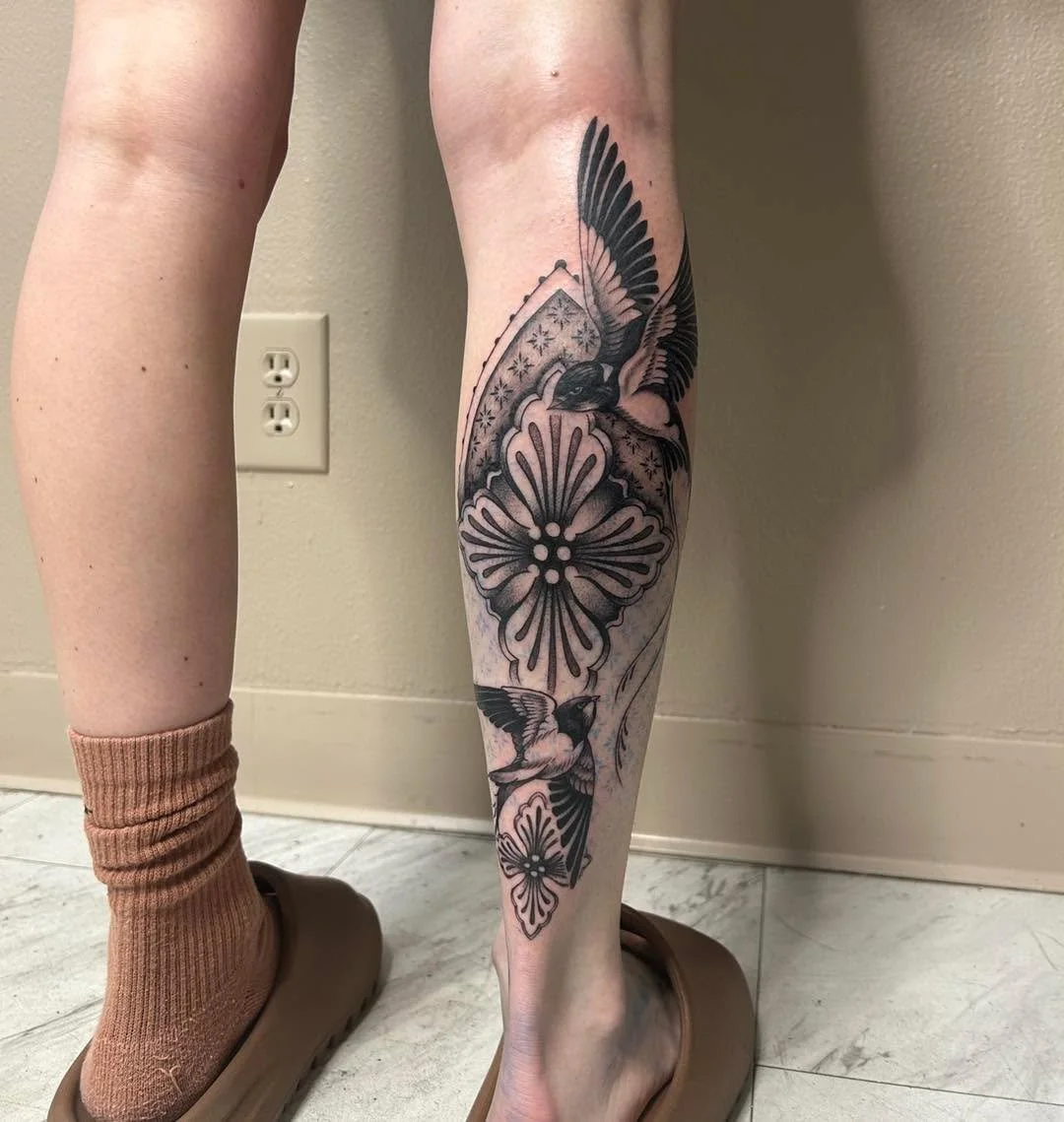 Ornamental birdie calf build out by Kimme 🫡