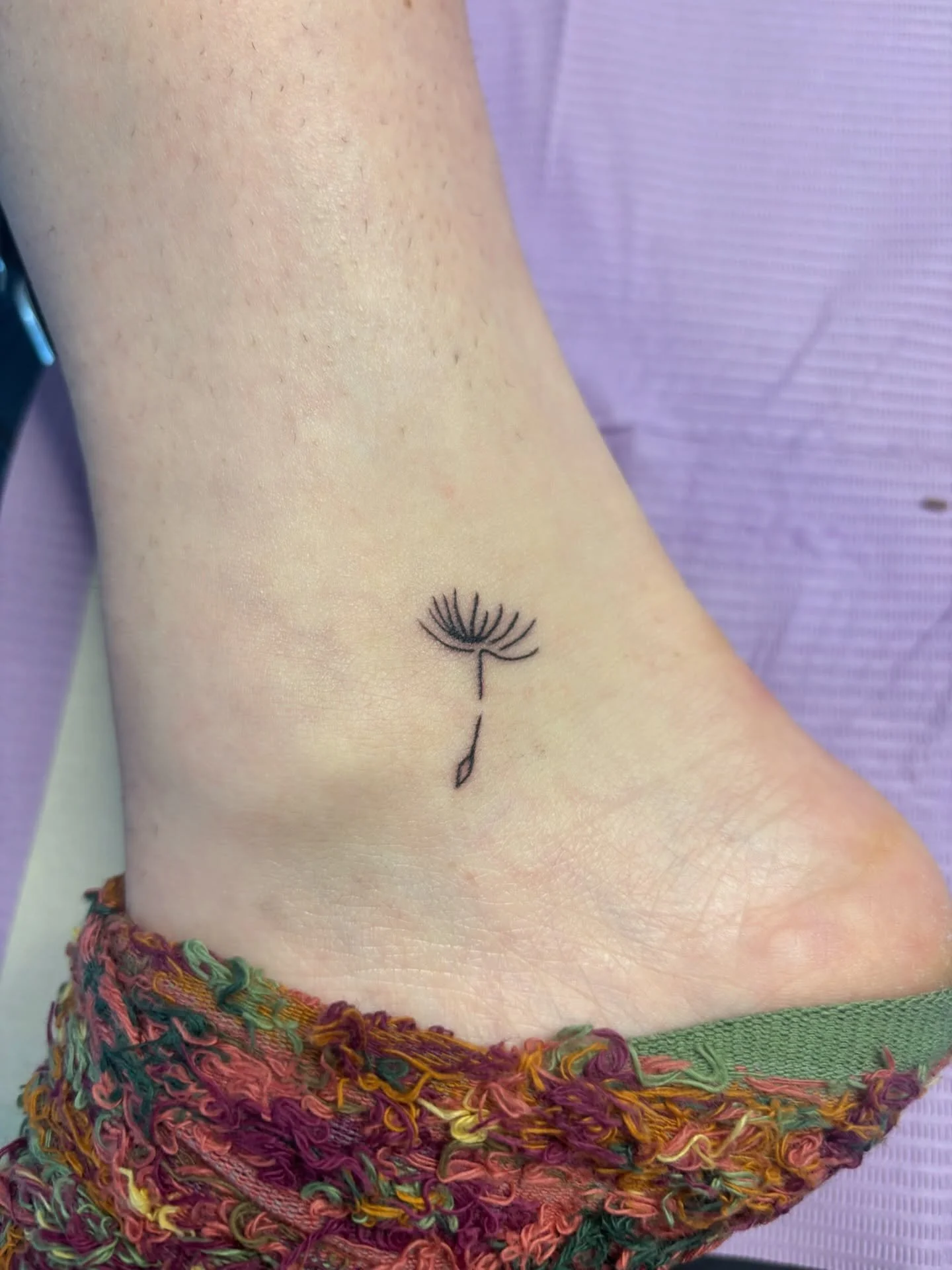 Cute lil dandelion guys by @artwork.cassie.tattoos