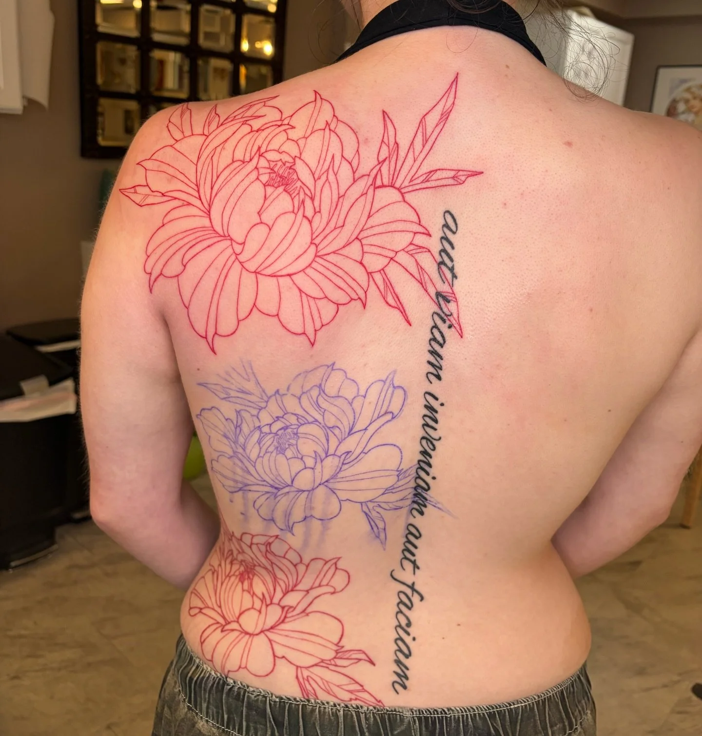 Work in progress back by @goatwitchtattoo