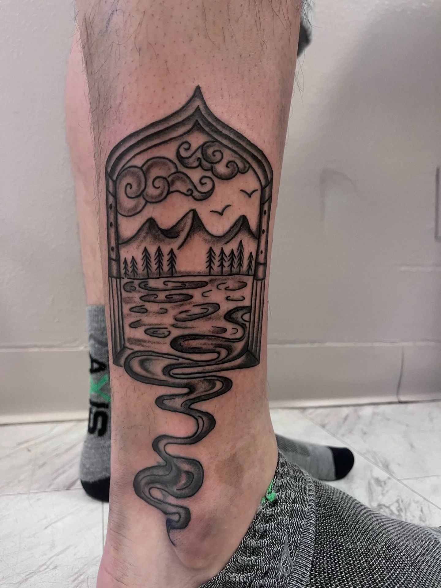 Landscape portal cover up by @laylaasart