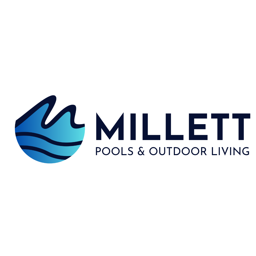 Millett Pools horizontal logo