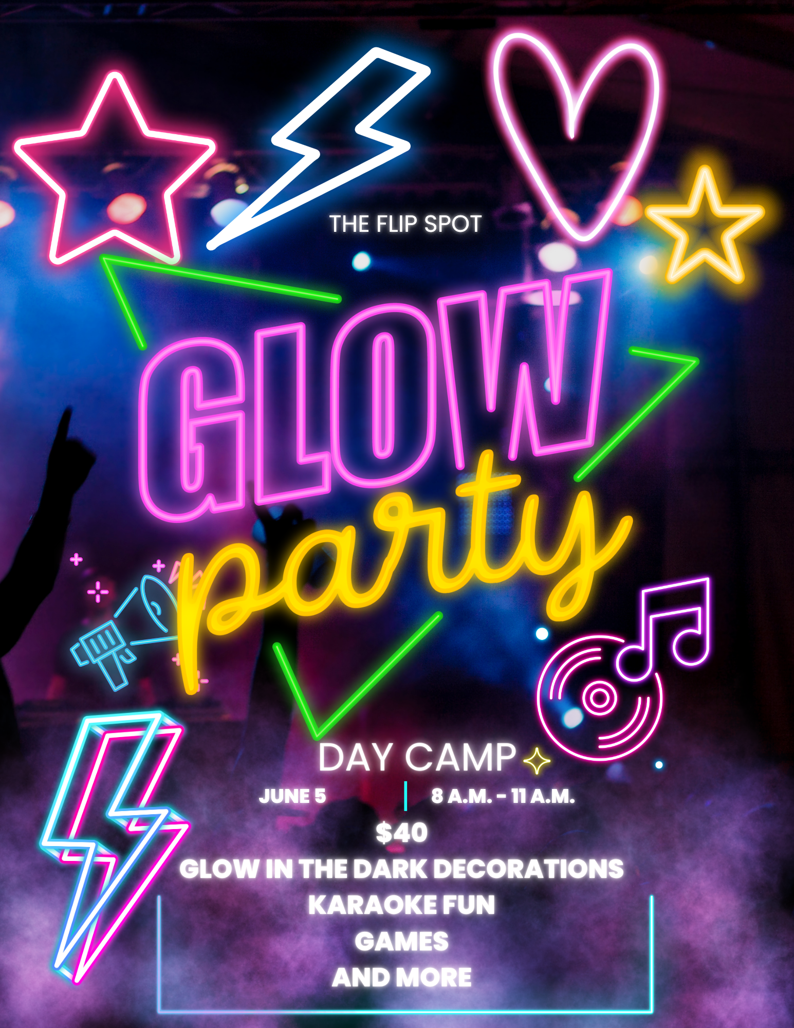 Glow Party – Single Day Camp