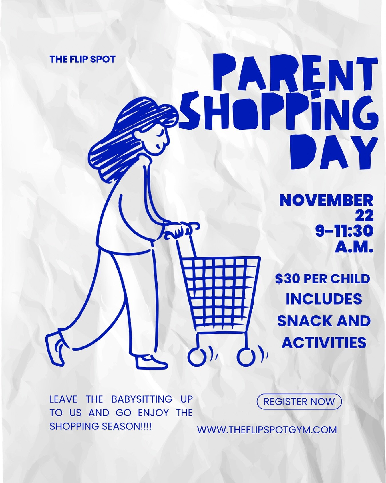 🎁 Need some kid-free shopping time? Drop the little ones off for fun, snacks, and activities while you tackle your holiday list! 🛍️
📅 Nov 22 | ⏰ 9&ndash;11:30 AM | 💲$30 per child
Register now 👉 706-891-4538 or theflipspotgym@gmail.com 
.
.
.
#pa