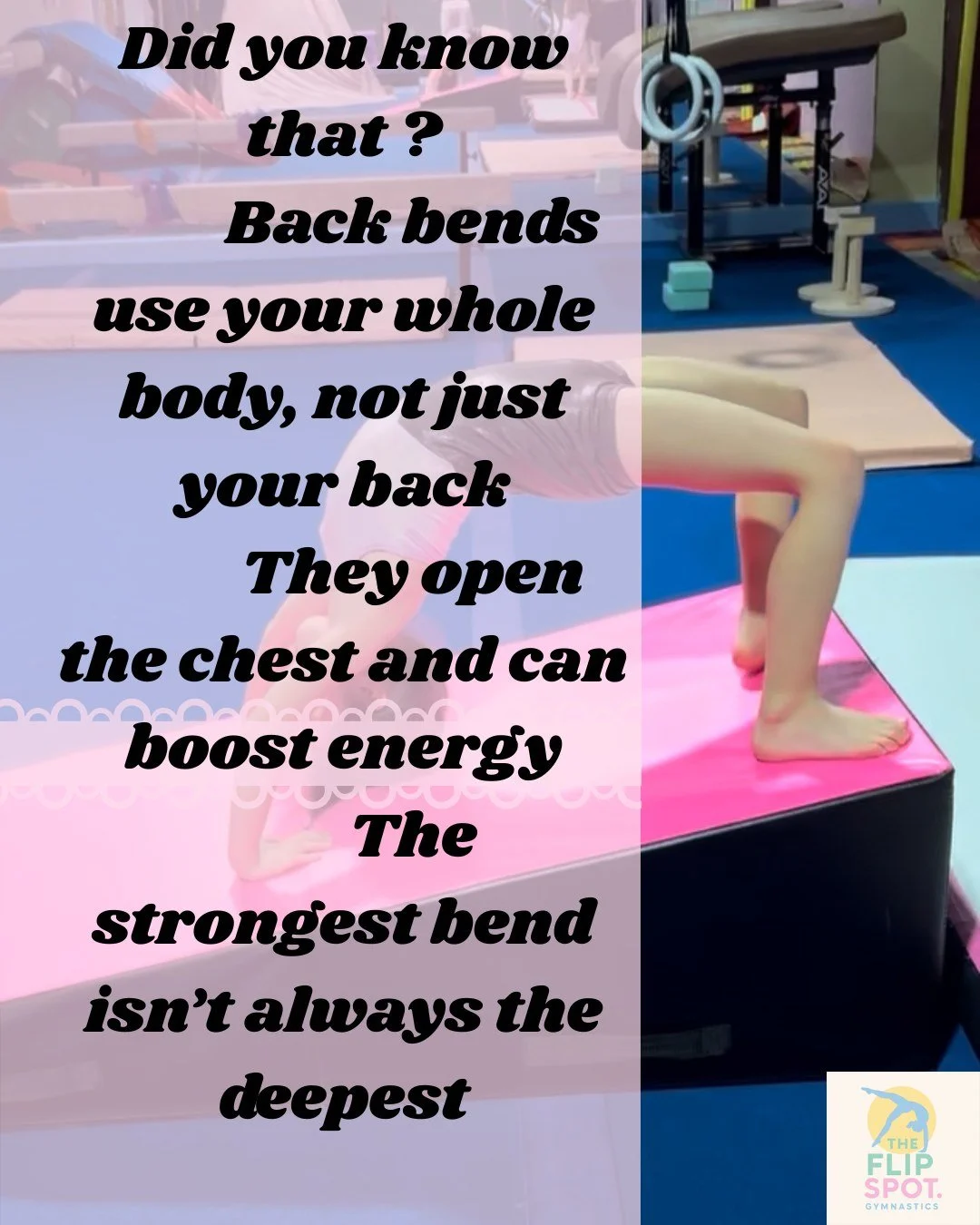 Backbends aren&rsquo;t just about flexibility, they are about strength, control, and full-body engagement 🤸&zwj;♀️

When done correctly, athletes push through their legs, open their shoulders, engage their core, and support their spine safely.

A st