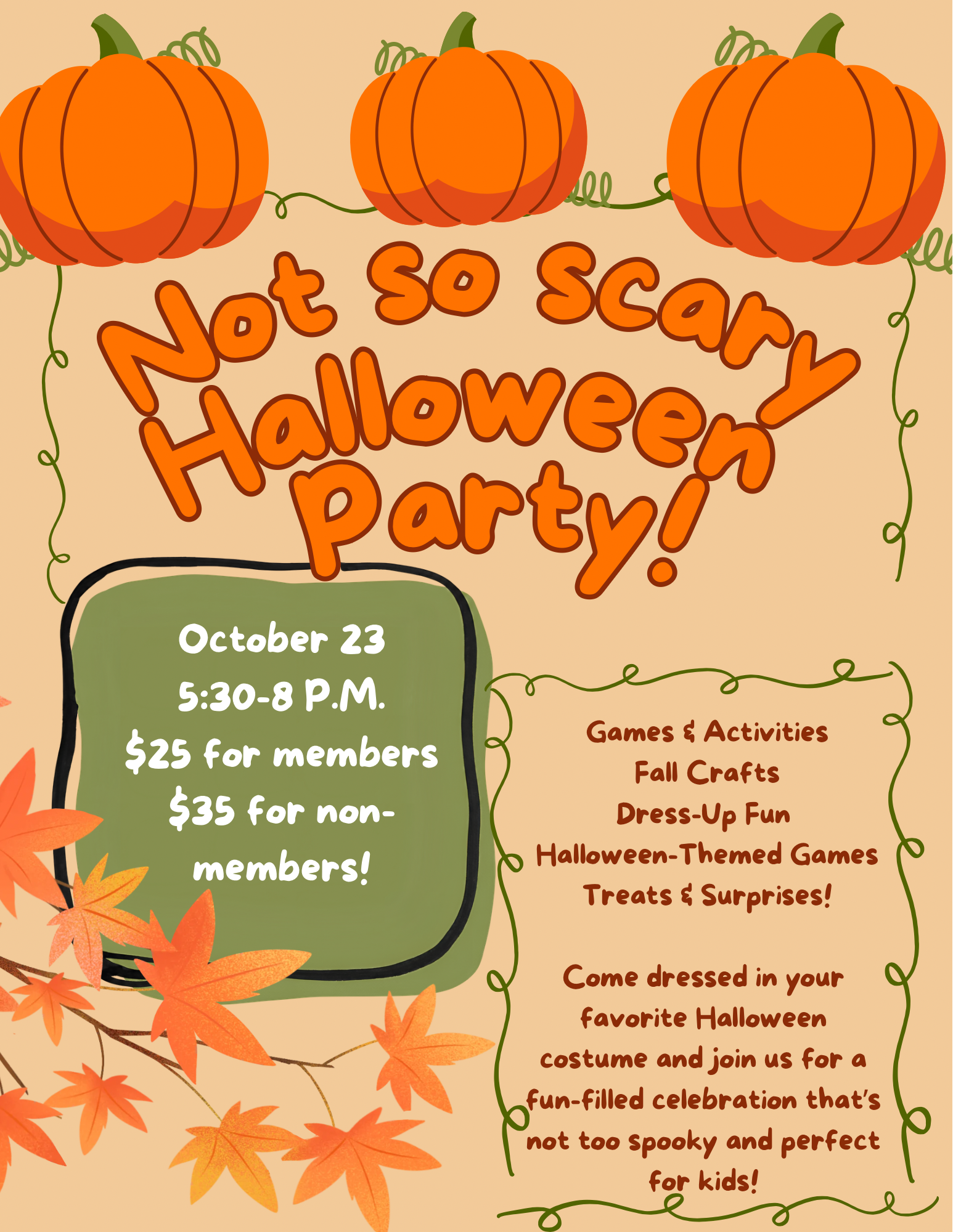 Orange Green Brown Creative Pumpkin Patch Flyer.png