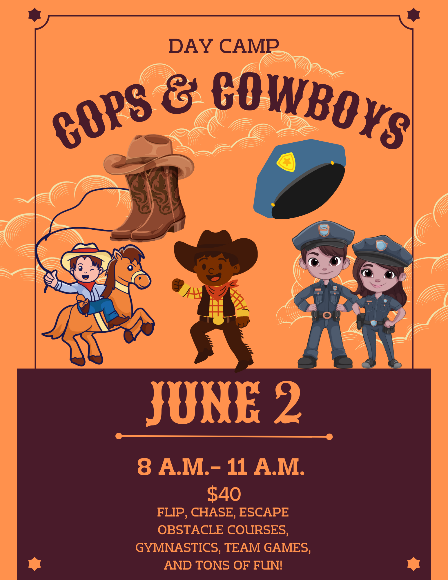Cops & Cowboys - Single Day Camp