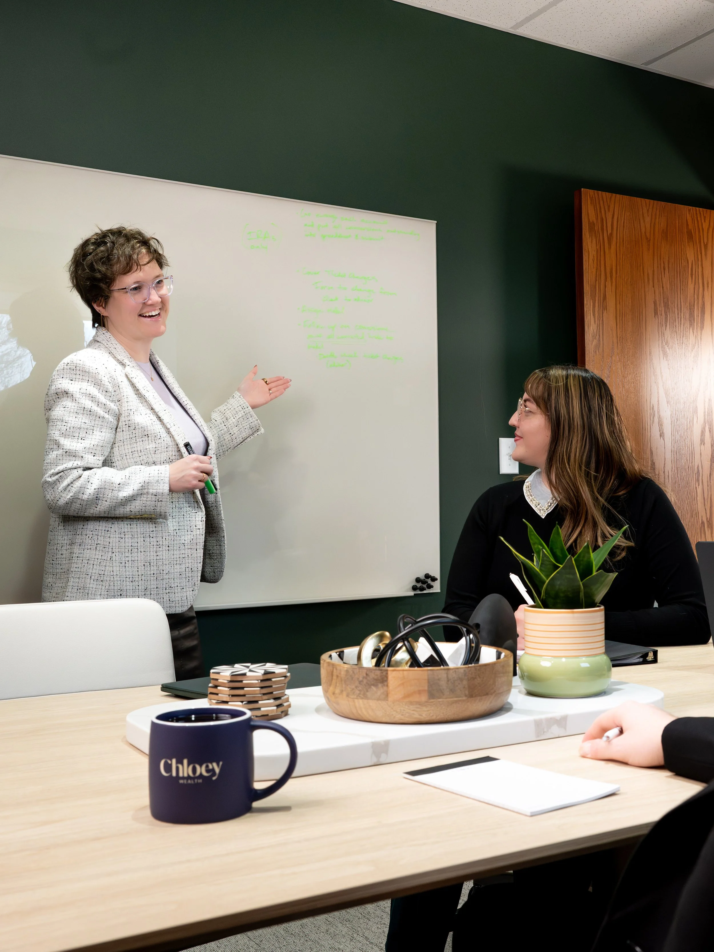 Female financial advisor