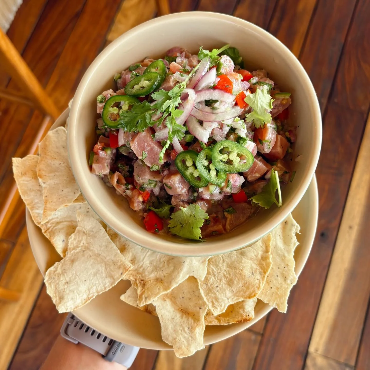 only makes sense that the first ceviche I&rsquo;ve made is with fresh fish just caught off of the coast of oaxaca &amp; the spiciest mexican peppers