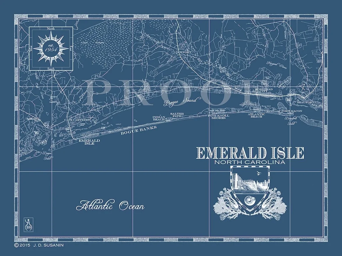 Map of Emerald Isle