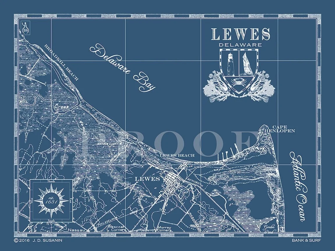 Map of Lewes