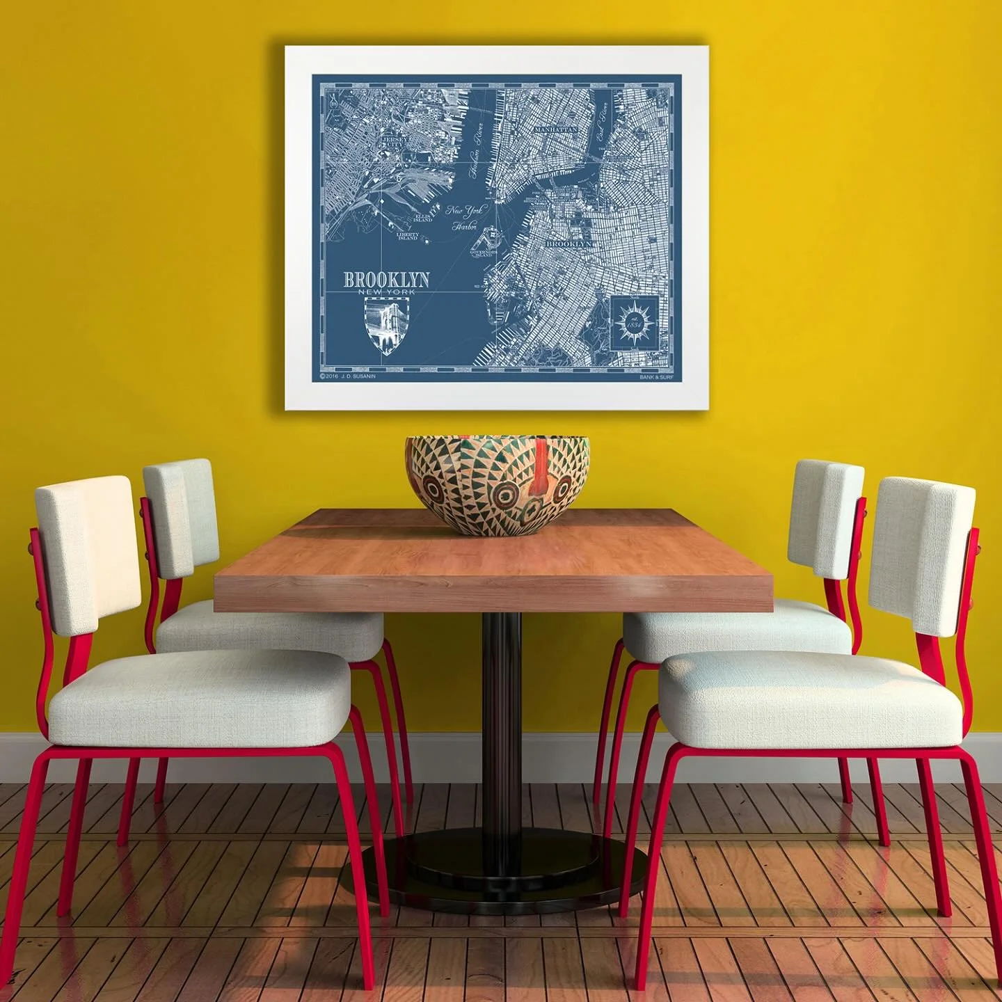 From the beach to the City&hellip;. celebrating your sense of place everyday.  Bankandsurf.com.

#bankandsurf #coastalmaps #bringparadisehome #newyorkcity #brooklyn #newyorkharbor #eastriver #brooklynbridge #newyorkmaps #brooklynmap #custommaps #inte