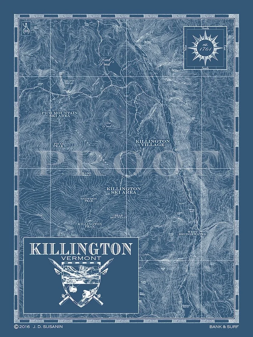 Map of Killington