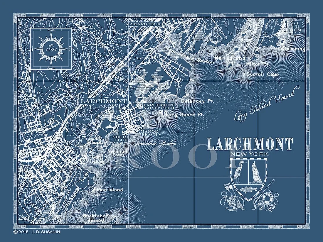 Map of Larchmont