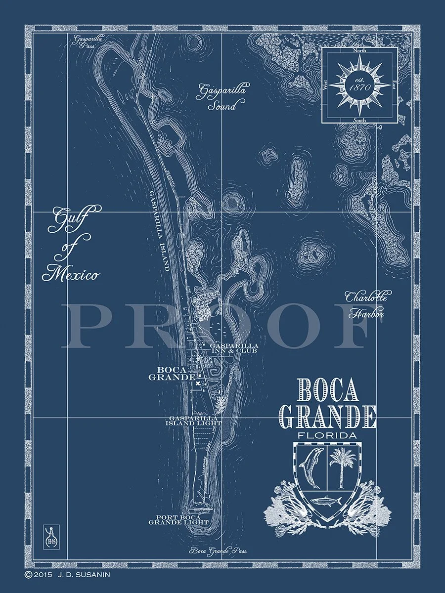 Map of Boca Grande