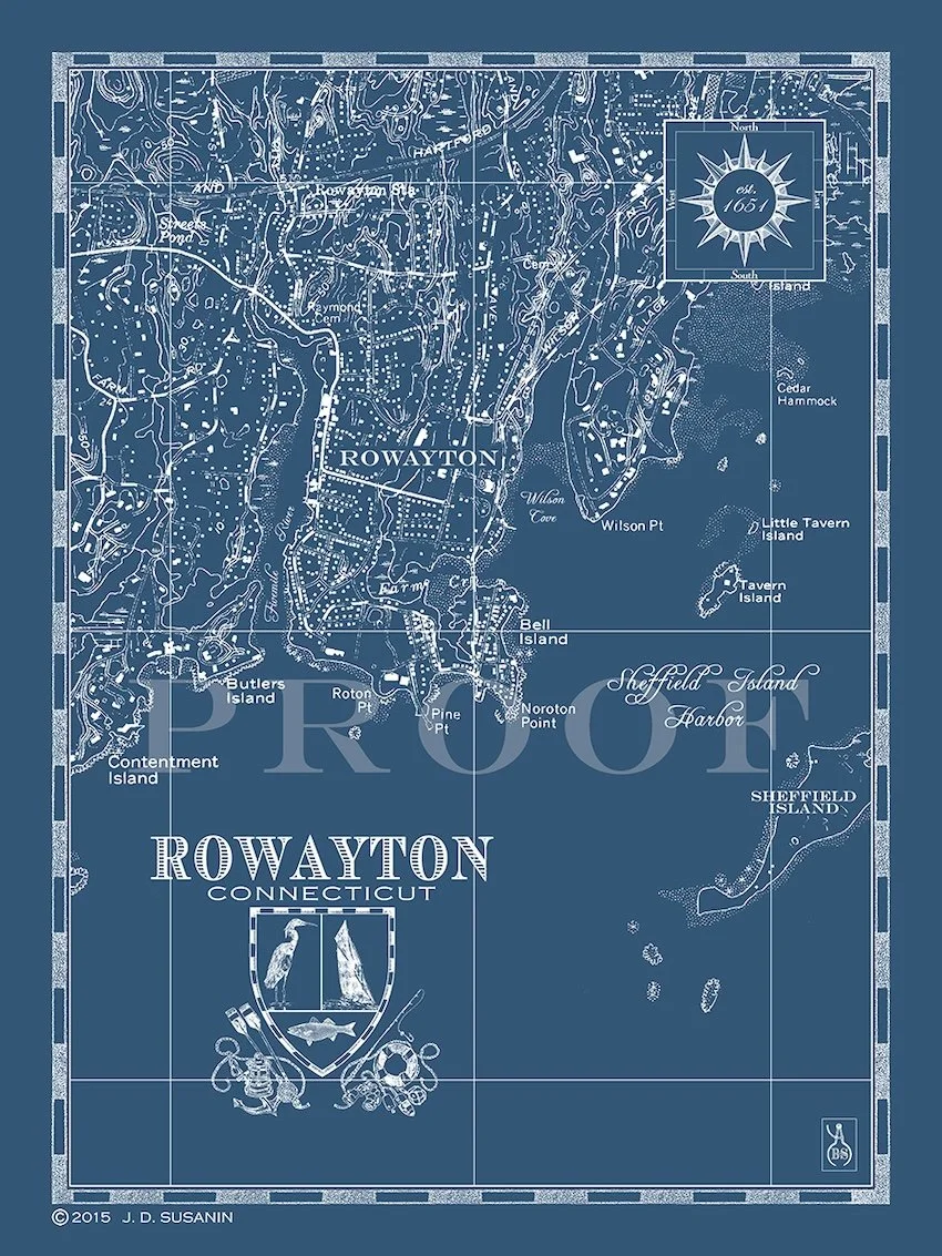 Map of Rowayton
