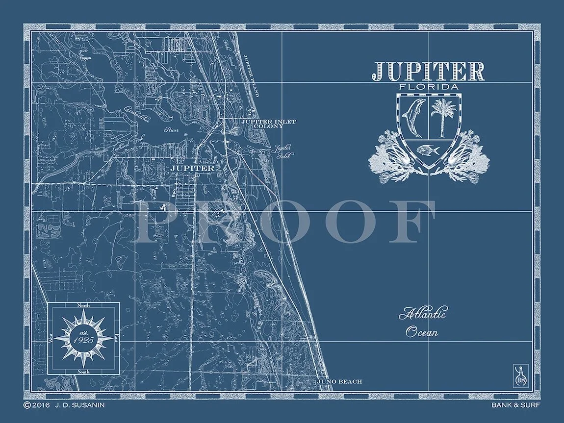 Map of Jupiter