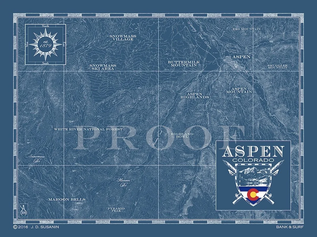 Map of Aspen