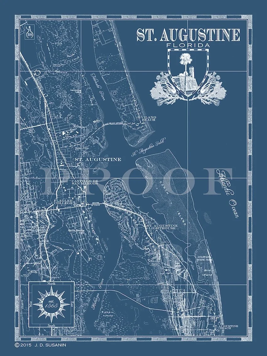 Map of St. Augustine