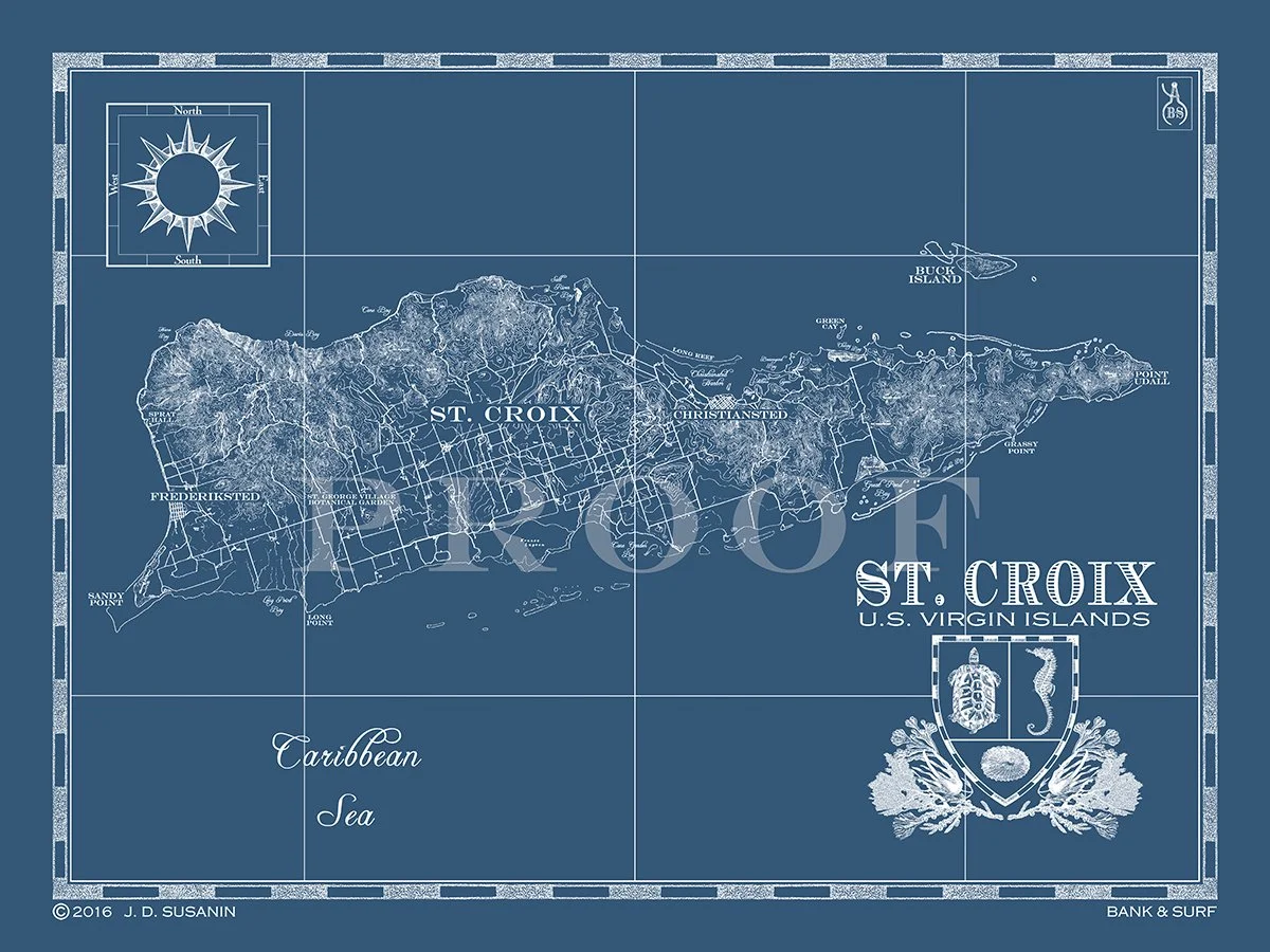 Map of St. Croix