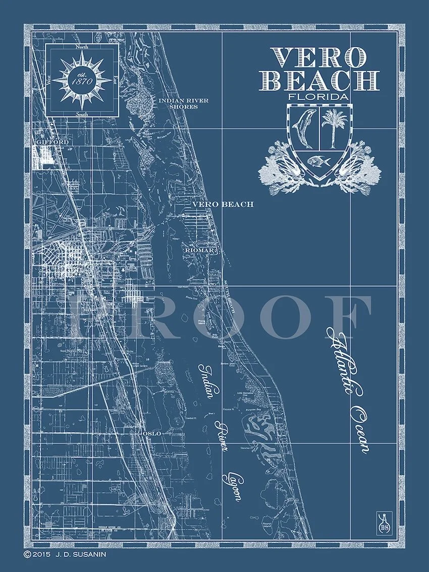 Map of Vero Beach