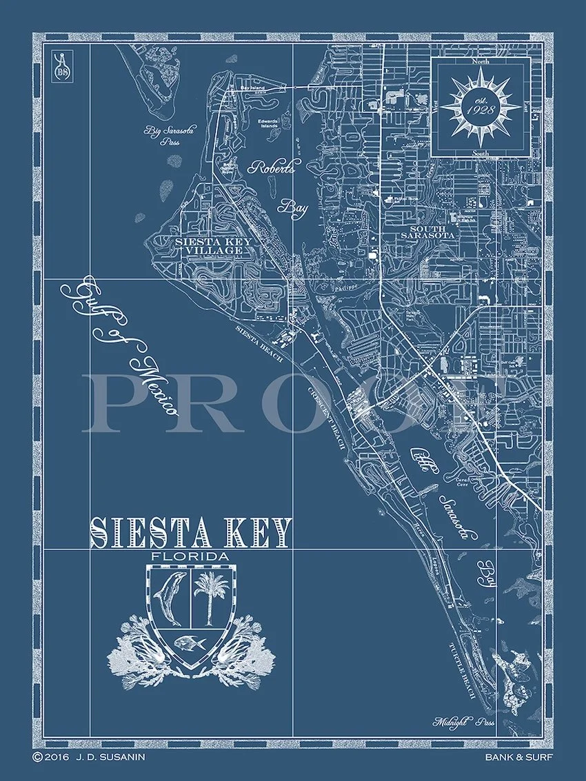 Map of Siesta Key
