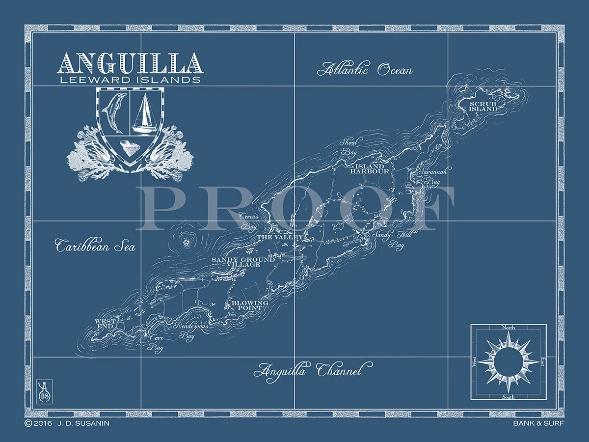 Map of Anguilla