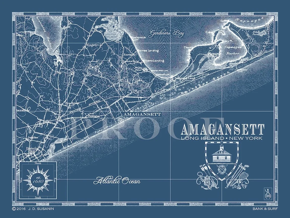 Map of Amagansett