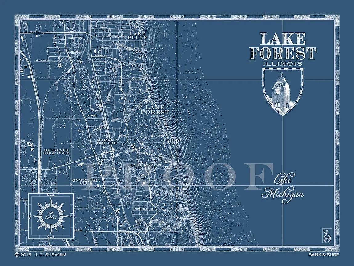 Map of Lake Forest