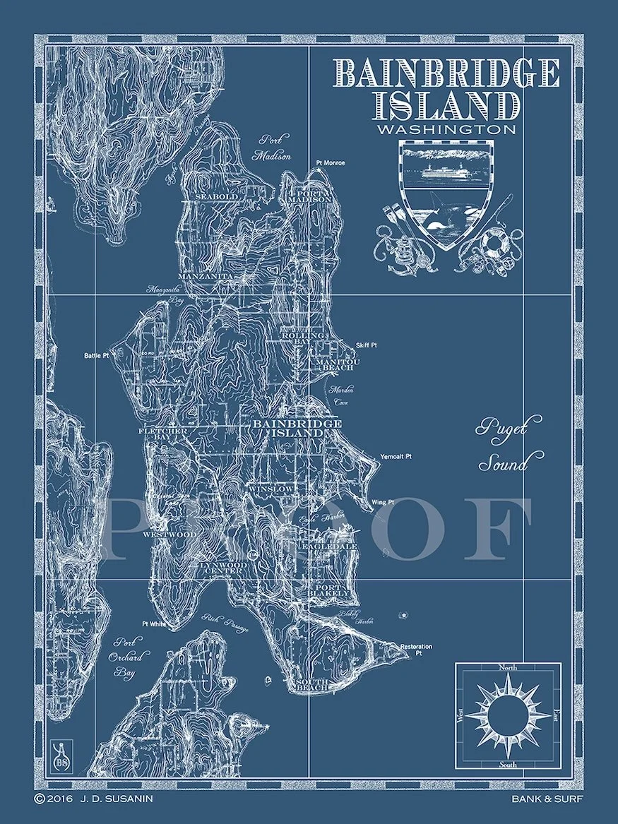 Map of Bainbridge Island