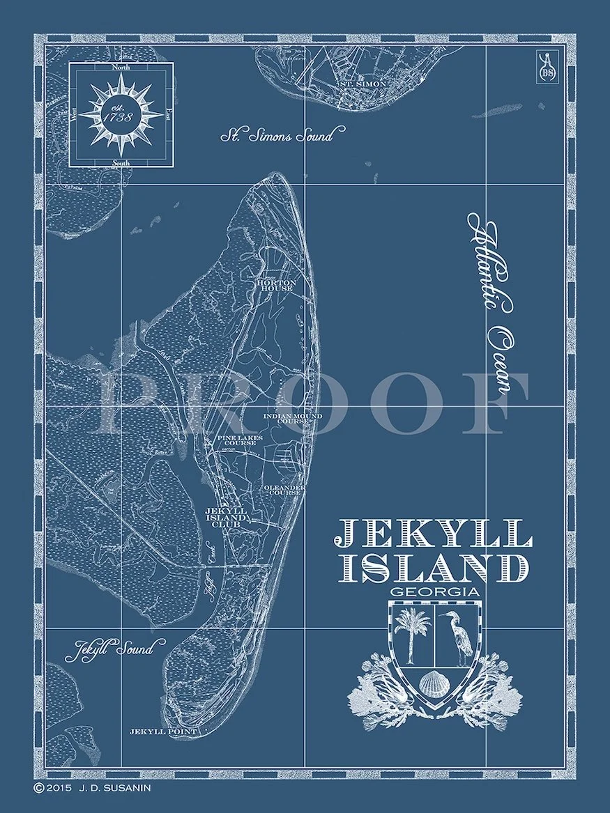 Map of Jekyll Island