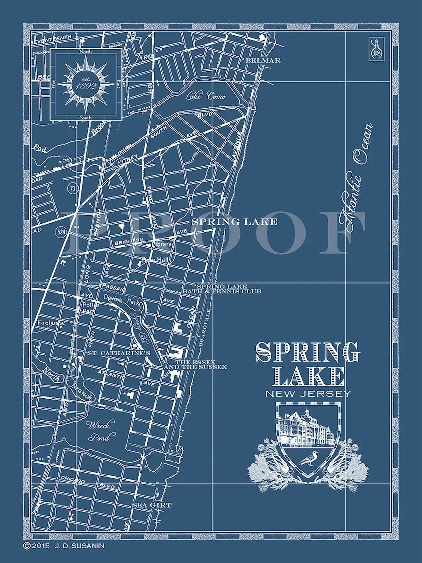 Map of Spring Lake